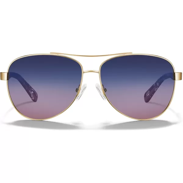 CARFIA Polarized Sunglasses for Women UV Protection Acetate Arms Metal Frame Womans Shades CA32163 Two Tones Lens