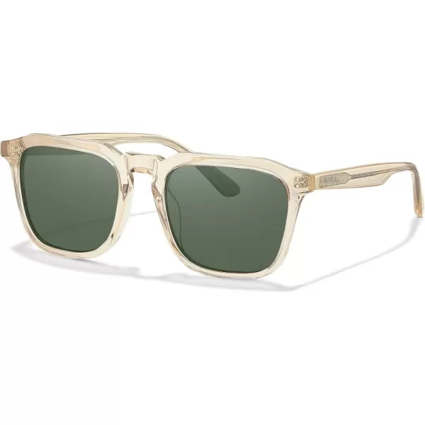3. Light Brown Frame Green Lens