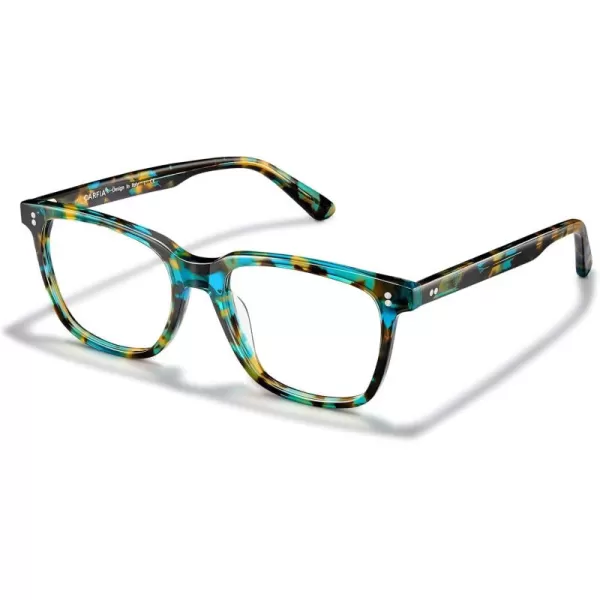 CARFIA Blue Light Blocking Glasses  Square Eyeglasses Filter Blue Ray Computer Game Glasses CA5354D Flowers Frame Blue Light Glasses