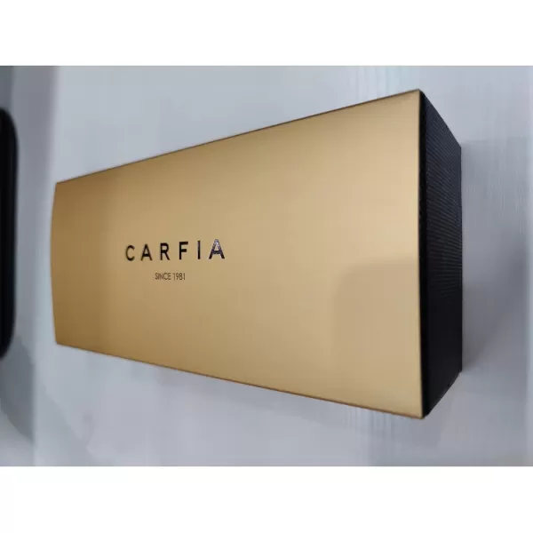 CARFIA Trendy Sunglasses for Women Polarized UV Protection Classic Retro Style CA51002 Grey Gradient Lens Silver Temple