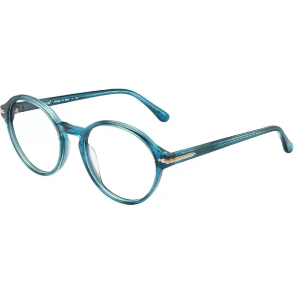 CARFIA Acetate Round Blue Light Blocking Glasses for Women Anti Eye Eyestrain Computer Gaming GlassesWater Color Frame