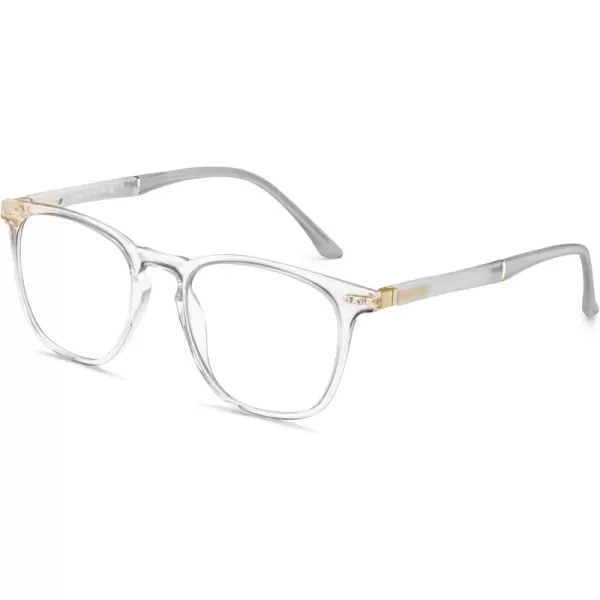 CARFIA Blue Light Blocking Glasses  AntiFatigue Computer Gaming Glasses Prevent Headaches Lightweight Eyeglasses FrameClear Frame
