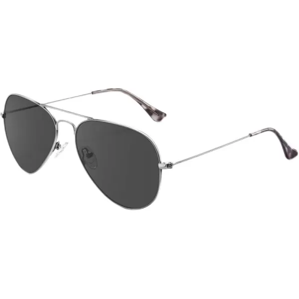CARFIA Classic UltraLightweight Polarized Sunglasses for Women Men UV Protection Retro Cool Pilot Driving Sun Glasses5 Grey Lens