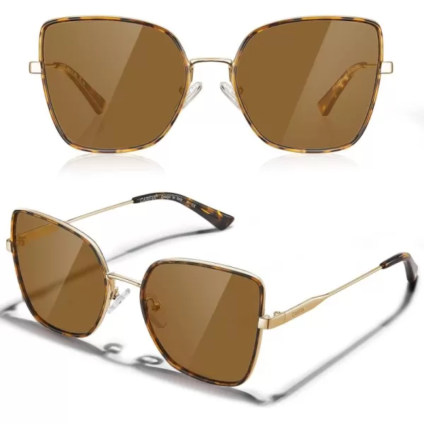 Tortoise Frame Brown Lens