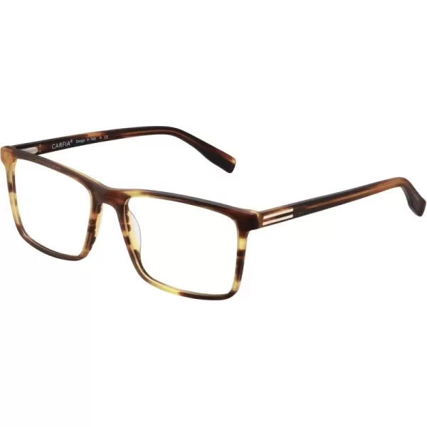 CARFIA Rectangle Mens Blue Light Blocking Glasses Matte Acetate Frame CA6203C3