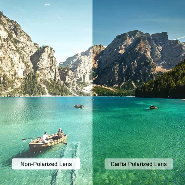 CARFIA Metal Mens Sunglasses Polarized UV400 Protection for Driving Fishing Hiking Golf Everyday Use