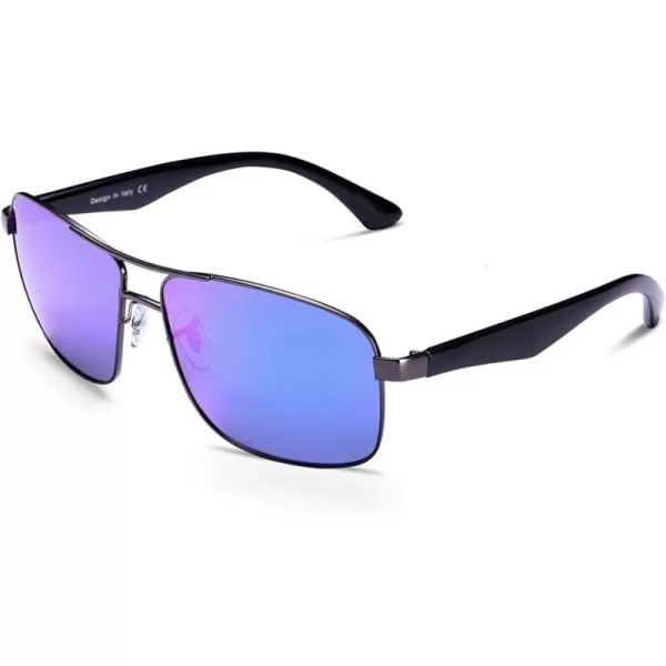 CARFIA Metal Mens Sunglasses Polarized UV400 Protection for Driving Fishing Hiking Golf Everyday Use