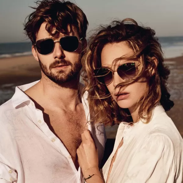 CARFIA Matal Acetate Cateye Polarized Sunglasses for Women UV Protection CA5382Blue Tortoise Frame Gradient Grey Lens