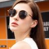 imageCARFIA Metal Acetate Polarized Sunglasses for Women UV400 Protection Retro Small Round AntiGlare Glasses Driving ShadesB Tortoise Acetate  Metal Frame  Grey Lens