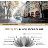 imageCARFIA Metal Acetate Polarized Sunglasses for Women UV400 Protection Retro Small Round AntiGlare Glasses Driving ShadesH Bluebrown Tortoise Frame  Blue Lens