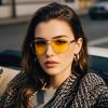 imageCARFIA Pilot Night Driving Glasses for Women Men Trendy Night Vision Goggles Reduce Glare Enhance Clarity for Safety CA3216Shiny Gold Frame  Brown Tortoise Temple