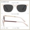 imageCARFIA Polarized Sunglasses for Women Small Face UVAUVB Protection Driving Safety Outdoor Sunnies CA53744 Grey Lens Light Pink Frame