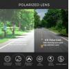 imageCARFIA Retro Acetate Polarized Sunglasses for Men UV400 Protection Driving Outdoor AntiGlare Sun Glasses CA5354WSB Striped Tea Frame  Green Lenses