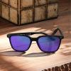 imageCARFIA Retro Acetate Polarized Sunglasses for Men UV400 Protection Driving Outdoor AntiGlare Sun Glasses CA5354WSD Matte Black Frame Blue Lenses