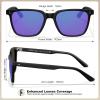 imageCARFIA Retro Acetate Polarized Sunglasses for Men UV400 Protection Driving Outdoor AntiGlare Sun Glasses CA5354WSD Matte Black Frame Blue Lenses