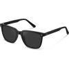 imageCARFIA Retro Acetate Polarized Sunglasses for Men UV400 Protection Driving Outdoor AntiGlare Sun Glasses CA5354WSF Matte Black Frame  Grey Lenses