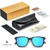 imageCARFIA Retro Acetate Polarized Sunglasses for Men UV400 Protection Driving Outdoor AntiGlare Sun Glasses CA5354WSN Tortoise Frame  Blue Mirrored Lenses