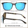 imageCARFIA Retro Acetate Polarized Sunglasses for Men UV400 Protection Driving Outdoor AntiGlare Sun Glasses CA5354WSN Tortoise Frame  Blue Mirrored Lenses