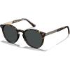 imageCARFIA Retro Acetate Polarized Sunglasses for Women UV400 Protection Small Round Frame Vintage Circle Shades CA5201B Tortoiseshell Frame Gray Lens