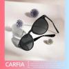 imageCARFIA Retro Womens Sunglasses Polarized Oval Acetate Durable 5Barrel Hinges UV400 Protection Shades1black Frame Gradation Grey Lens
