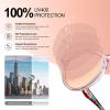 imageCARFIA Retro Womens Sunglasses Polarized Oval Acetate Durable 5Barrel Hinges UV400 Protection Shades2butterfly Frame Pink Mirror