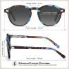 imageCARFIA Round Acetate Small Face Polarized Sunglasses for Women Fashion Retro Sun Glasses CA52661 Blue Tortoise Frame Grey Gradient Lenses