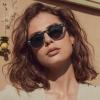 imageCARFIA Round Acetate Small Face Polarized Sunglasses for Women Fashion Retro Sun Glasses CA52661 Blue Tortoise Frame Grey Gradient Lenses
