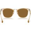 imageCARFIA Small Face Acetate Polarized Sunglasses for Women UV Protection Retro Trendy Eyewear Metal Bridge Brow Ladies Sunnies2 Champagne Frame Brown Lens