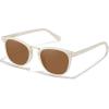 imageCARFIA Small Face Acetate Polarized Sunglasses for Women UV Protection Retro Trendy Eyewear Metal Bridge Brow Ladies Sunnies3 Light Pink Frame Brown Lens