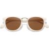 imageCARFIA Small Face Acetate Polarized Sunglasses for Women UV Protection Retro Trendy Eyewear Metal Bridge Brow Ladies Sunnies3 Light Pink Frame Brown Lens