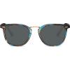 imageCARFIA Small Face Acetate Polarized Sunglasses for Women UV Protection Retro Trendy Eyewear Metal Bridge Brow Ladies Sunnies4 Blue Tortoise Frame Grey Lens