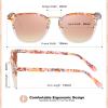 imageCARFIA Small Face Acetate Polarized Sunglasses for Women UV Protection Retro Trendy Eyewear Metal Bridge Brow Ladies Sunnies5 Pink Tortoise Frame Pink Mirror