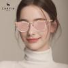 imageCARFIA Small Face Acetate Polarized Sunglasses for Women UV Protection Retro Trendy Eyewear Metal Bridge Brow Ladies Sunnies5 Pink Tortoise Frame Pink Mirror