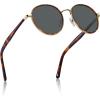 B: Tortoise Acetate & Metal Frame + Grey Lens