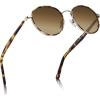 imageCARFIA Metal Acetate Polarized Sunglasses for Women UV400 Protection Retro Small Round AntiGlare Glasses Driving ShadesC Tortoise Acetate  Metal Frame  Brown Lens