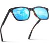 N: Tortoise Frame & Blue Mirrored Lenses