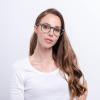 imageCARFIA Acetate Frame Round Blue Light Blocking Glasses for Women Anti Eye Eyestrain Computer Gaming GlassesFlowers Frame