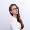 imageCARFIA Acetate Frame Round Blue Light Blocking Glasses for Women Anti Eye Eyestrain Computer Gaming GlassesGrey Tortoise Frame