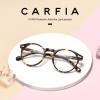 imageCARFIA Acetate Frame Round Blue Light Blocking Glasses for Women Anti Eye Eyestrain Computer Gaming GlassesTortoise Frame