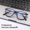 imageCARFIA Square Blue Light Glasses Blue Light Blocker TR90 Lightweight Computer Gaming GlassesBlack Frame
