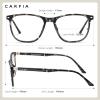 imageCARFIA Square Blue Light Glasses Blue Light Blocker TR90 Lightweight Computer Gaming GlassesLeopard Frame