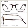 imageCARFIA Square Blue Light Glasses Blue Light Blocker TR90 Lightweight Computer Gaming GlassesTortoise Frame