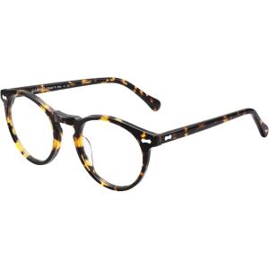 imageCARFIA Acetate Frame Round Blue Light Blocking Glasses for Women Anti Eye Eyestrain Computer Gaming GlassesTortoise Frame