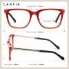 imageCARFIA Acetate Frame Blue Light Blocking Glasses for Women Small Face  Filter Blue Ray Computer Game Glasses CA5354Red Frame