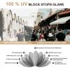 imageCARFIA Acetate Polarized Sunglasses for Men Retro Classic Round Shades2 Coffee Tortoise Frame Grey Lens