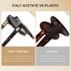 imageCARFIA Acetate Polarized Sunglasses for Men Retro Classic Round Shades31 Tortoise Frame Grey Polarized Lens