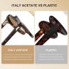 imageCARFIA Acetate Polarized Sunglasses for Men Retro Classic Round Shades32 Tortoise Frame Brown Polarized Lens