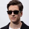 imageCARFIA Retro Acetate Mens Sunglasses Polarized Classic Square Sun Glasses CA621622 Tortoise Frame Grey Lens