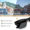 imageCARFIA Retro Mens Sunglasses Womens Polarized Thick Acetate Frame Durable Metal Hinge Premium ThreePoint Rivets Glasses2black Frame Grey Lens
