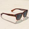 imageCARFIA Retro Mens Sunglasses Womens Polarized Thick Acetate Frame Durable Metal Hinge Premium ThreePoint Rivets Glasses3dark Tortoises Frame Grey Lens